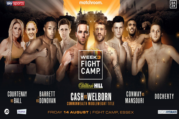Previa: El invicto peso medio Felix Cash se enfrenta al exretador mundial Welborn en la tercera velada Fight Camp por DAZN