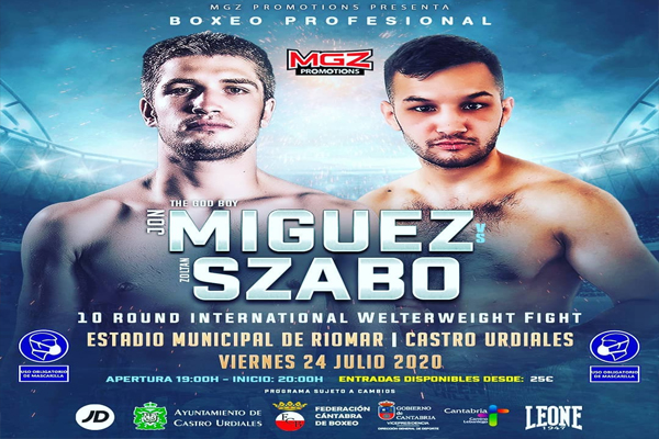Previa: El boxeo profesional vuelve a España este viernes con el evento Míguez-Szabo