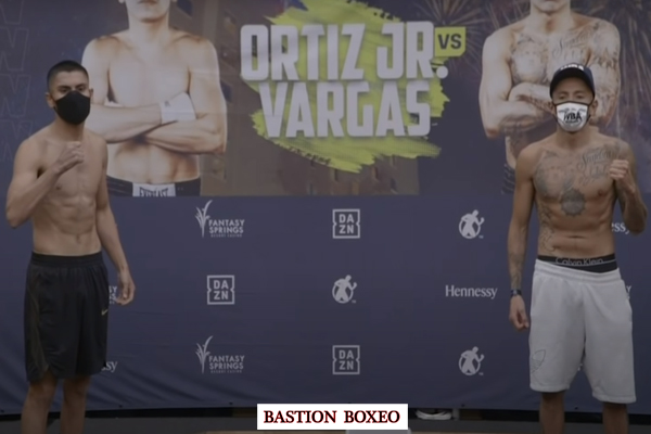 Resultados y vídeo del pesaje del evento Vergil Ortiz vs. Samuel Vargas
