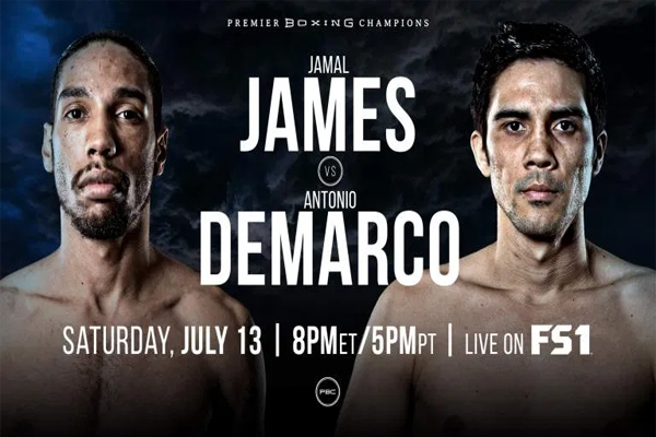 Vídeo del combate entre Jamal James y Antonio DeMarco