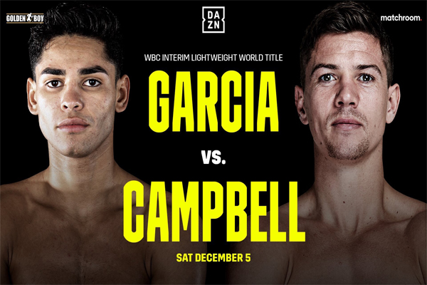 Spence-García aplazado al 5 de diciembre. Confirmado Ryan García vs. Campbell para el mismo día