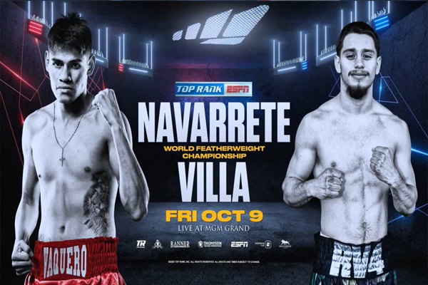 Emanuel Navarrete vs. Rubén Villa