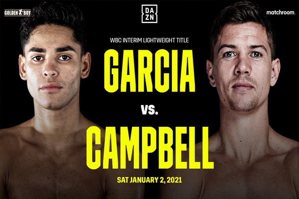 Confirmado el respaldo del Ryan García vs. Luke Campbell y el recinto en el que se disputará