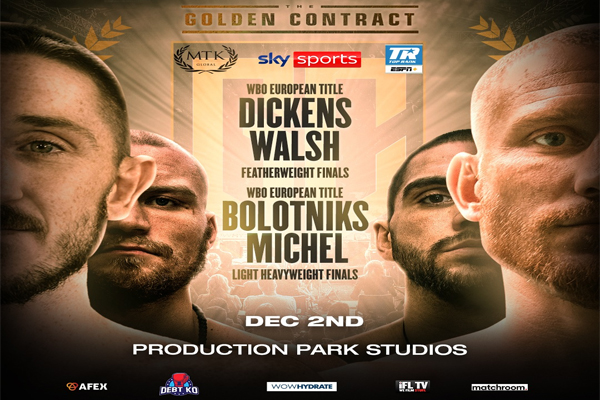 Cartel del evento Ryan Walsh vs. James Dickens