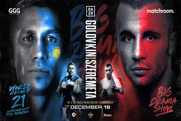 Cartel promocional de la velada Gennady Golovkin vs. Kamil Szeremeta