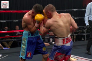 Imagen del combate entre Vladimir Nikitin y Yerzhan Zalilov