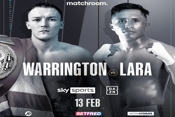 Cartel del evento Josh Warrington vs. Mauricio Lara