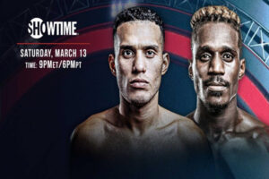 Cartel promocional de la velada David Benavídez vs. Ronald Ellis