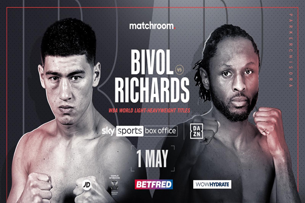 Previa: El mundial Bivol-Richards, el Eubank-Morrison y el Tennyson-Straffon respaldan al Chisora-Parker por DAZN