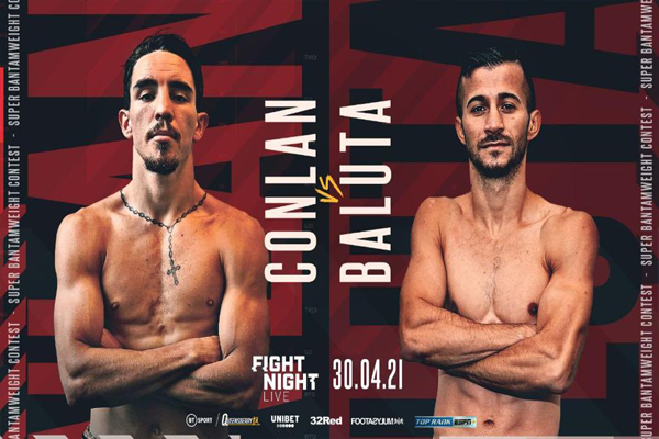 Cartel promocional del combate Michael Conlan vs. Ionut Baluta