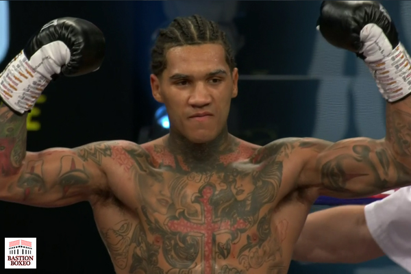 El peso wélter Conor Benn acabó en sólo un asalto con Samuel Vargas