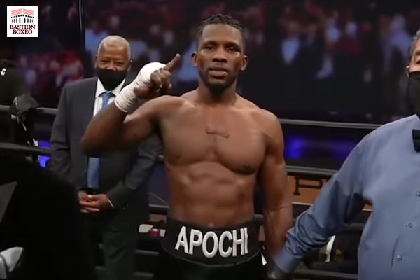 Efetobor Apochi venció en el tercer round eliminatoria WBA del peso crucero ante Deon Nicholson
