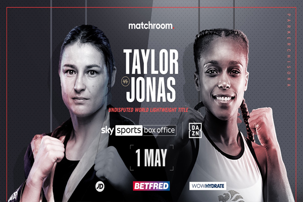 Cartel promocional del combate Katie Taylor vs. Natasha Jonas