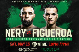 Cartel promocional del evento Luis Nery vs. Brandon Figueroa