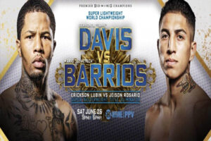 Cartel promocional del evento Gervonta Davis vs. Mario Barrios