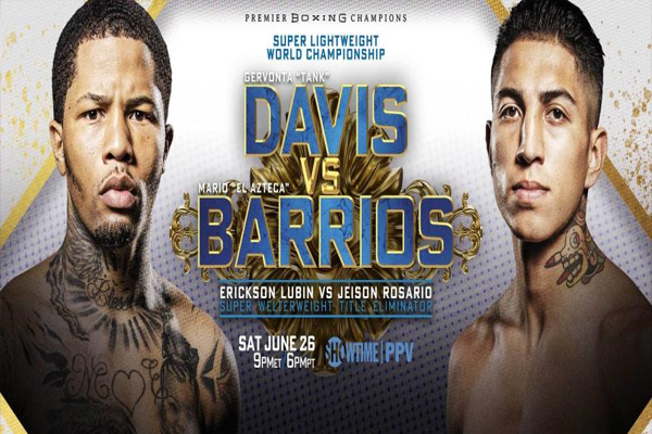 Previa: Gervonta Davis buscará victoria en el peso superligero ante invicto Mario Barrios encabezando nuevo evento en PPV