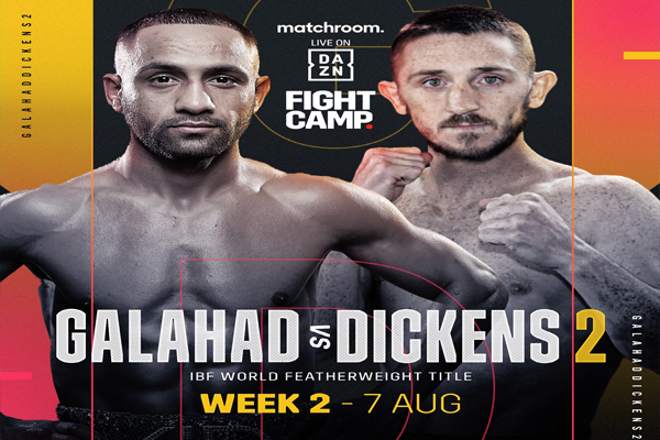 Previa: El mundial Kid Galahad vs. James Dickens encabeza la semana 2 del Fight Camp de Matchroom Boxing