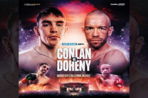 Cartel promocional del evento Michael Conlan vs. TJ Doheny