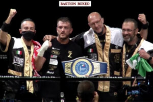 Ivan Zucco tras su victoria ante Ignazio Crivello