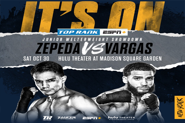 Previa: José Zepeda arriesga oportunidad mundialista ante el muy hábil Josué Vargas en velada de Top Rank/ESPN