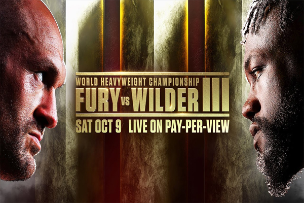 Cartel promocional de la velada Deontay Wilder vs. Tyson Fury III