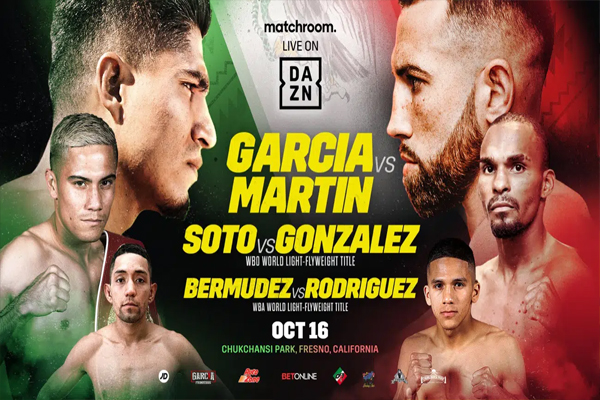 Previa: Mikey García se enfrenta a Sandor Martín en combate principal de velada de DAZN