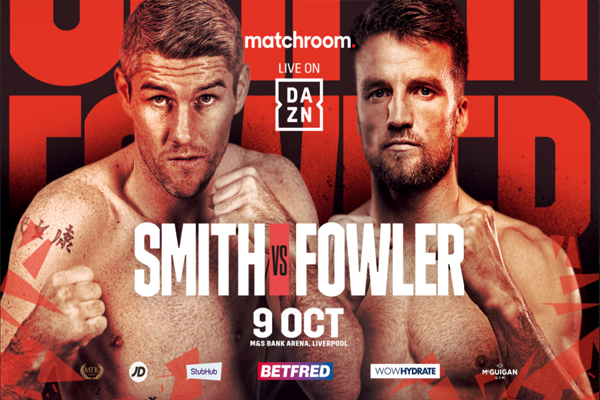 Cartel promocional del evento Liam Smith vs. Anthony Fowler
