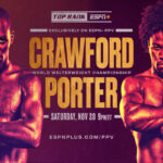 Cartel promocional del evento Terence Crawford vs. Shawn Porter