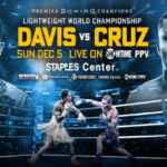 Cartel promocional del Gervonta Davis vs. Isaac Cruz