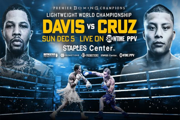 Cartel promocional del Gervonta Davis vs. Isaac Cruz