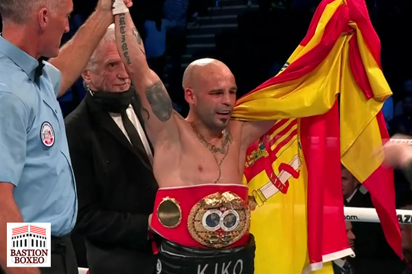 Galahad fue brutalmente noqueado por el español Kiko Martínez, que se proclamó campeón mundial en una segunda división de peso