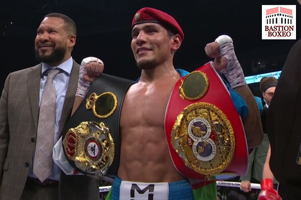 El campeón unificado WBA-IBF Akhmadaliev retuvo sus cinturones ante valiente Velásquez y apunta a pugna por la corona indiscutida