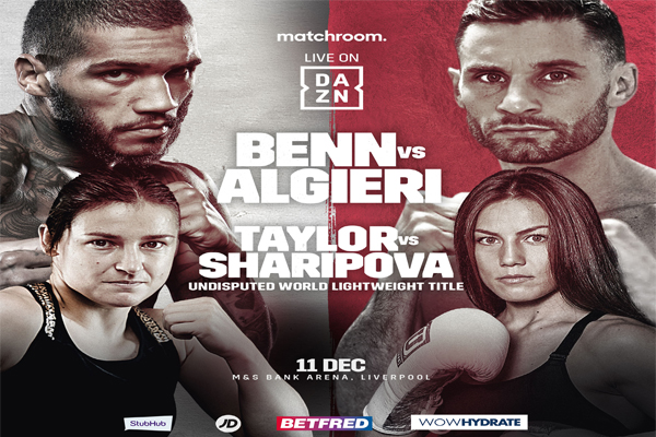 Previa: Conor Benn vs. Algieri, Katie Taylor vs. Sharipova, Davies vs. Lundy, etc. en penúltima velada británica del año de Matchroom