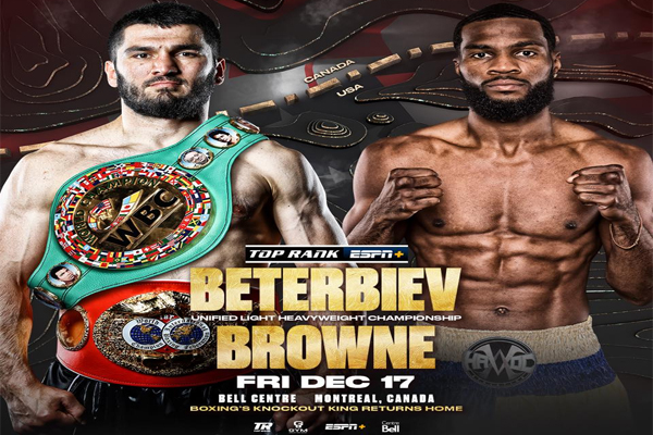 Previa: El noqueador Artur Beterbiev se enfrenta este viernes al retador obligatorio Browne en mundial semipesado WBC-IBF