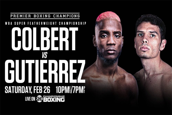 Cartel promocional del combate Roger Gutiérrez vs. Chris Colbert