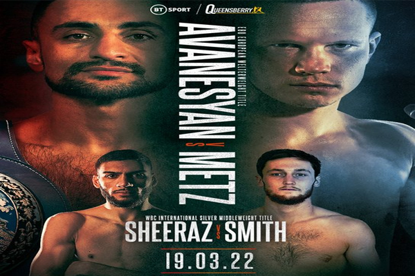 Cartel promocional del evento David Avanesyan vs. Oskari Metz