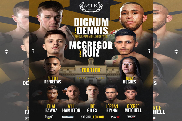 Enlace a la emisión oficial en directo del evento de MTK Global Danny Dignum vs. Grant Dennis