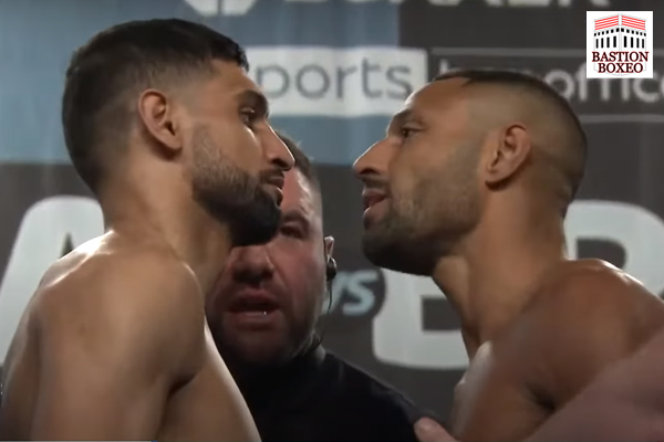 Amir Khan y Kell Brook cara a cara tras el pesaje