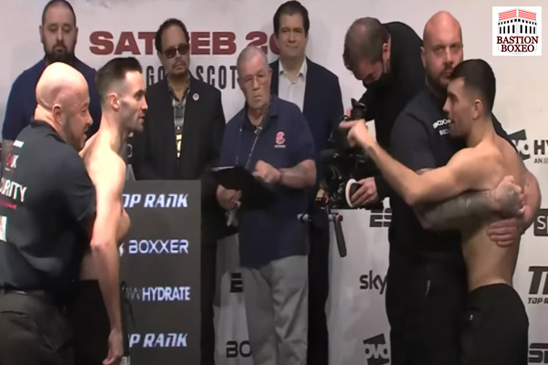 Resultado y vídeo del pesaje del Josh Taylor vs. Jack Catterall