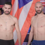 José Carlos Ramírez y José Pedraza tras el pesaje