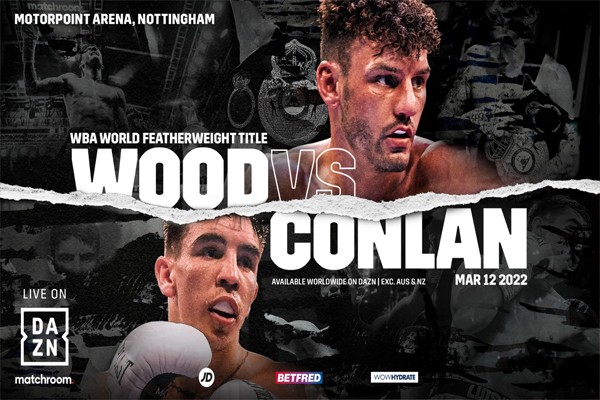 Cartel promocional del Leigh Wood vs. Michael Conlan