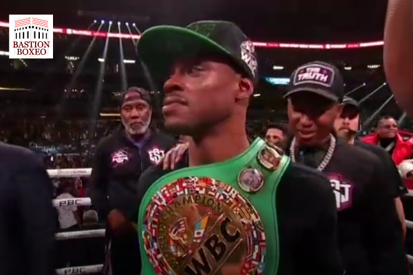 Errol Spence demostró estar a otro nivel que Yordenis Ugás y unificó tres cinturones mundiales del peso wélter con KOT