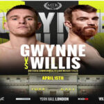 Cartel promocional del evento Gavin Gwynne vs. Luke Willis