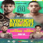 Cartel promocional del evento Hiroto Kyoguchi vs. Esteban Bermúdez