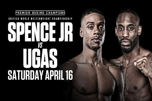 Cartel promocional del evento Errol Spence Jr. vs. Yordenis Ugás