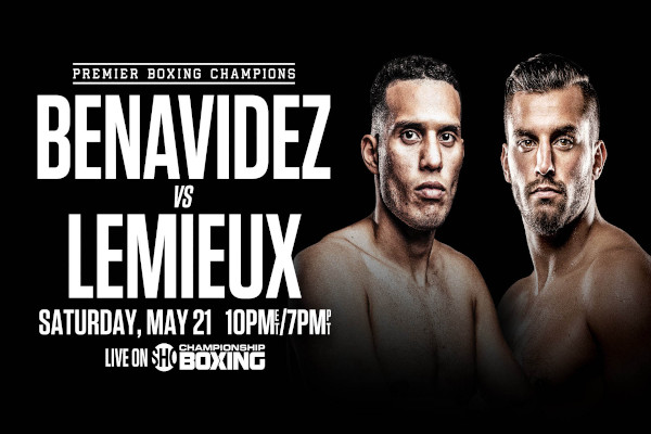 Cartel promocional del evento David Benavídez vs. David Lemieux