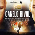 Cartel promocional del evento Saúl "Canelo" Álvarez vs. Dmitriy Bivol