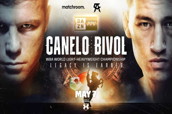 Cartel promocional del evento Saúl "Canelo" Álvarez vs. Dmitriy Bivol