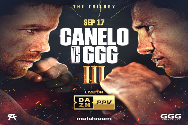 Cartel promocional del evento Saúl "Canelo" Álvarez  vs. Gennadiy Golovkin III