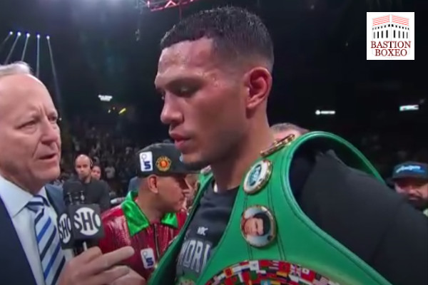 David Benavídez vapuleó terriblemente a David Lemieux para lograr victoria por KOT y título interino WBC